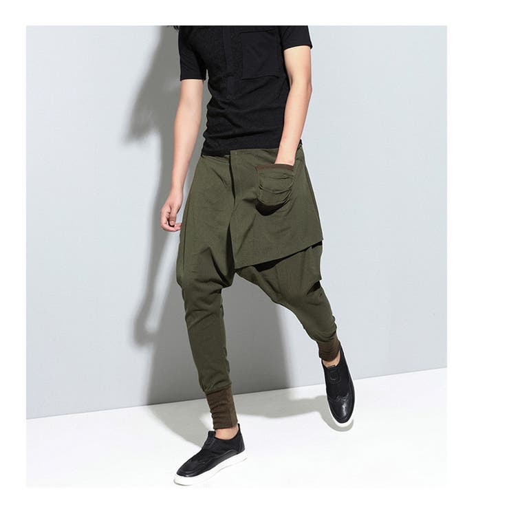 サルエルパンツ メンズ ストレッチ | RAiseNsE  | 詳細画像14 