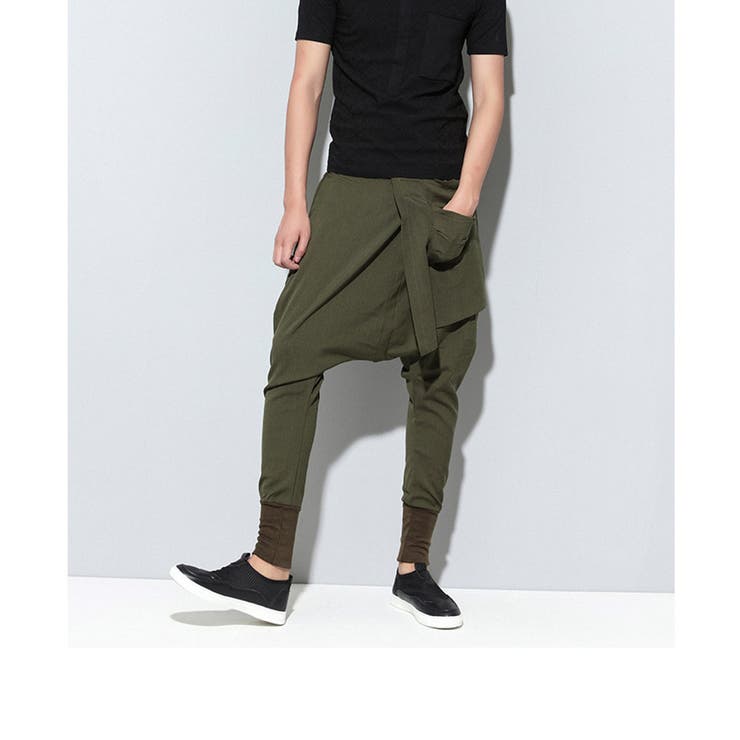 サルエルパンツ メンズ ストレッチ | RAiseNsE  | 詳細画像15 