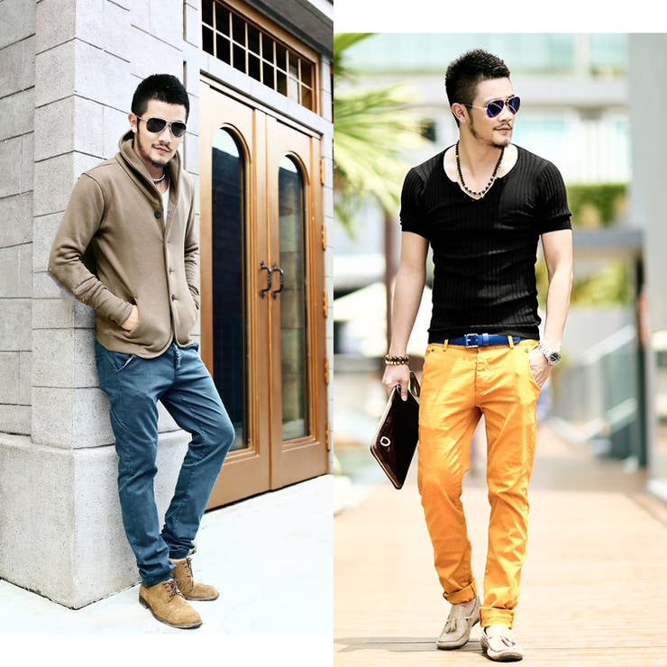 ストレートカラーボタンフライ チノ パンツ [7色] #Pant56 | RAiseNsE  | 詳細画像4 