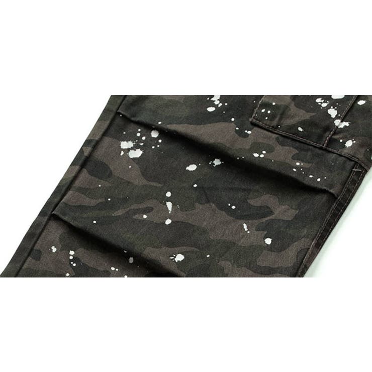 メンズ スプレッドペイント カーゴパンツ | RAiseNsE  | 詳細画像15 