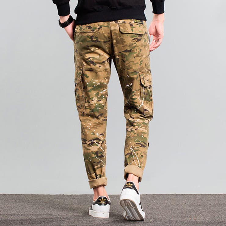 メンズ スプレッドペイント カーゴパンツ | RAiseNsE  | 詳細画像5 