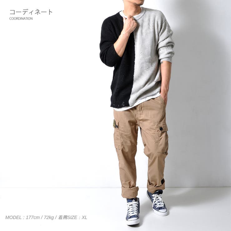 カーゴチノパンツ メンズ ネイティブ柄 | RAiseNsE  | 詳細画像7 