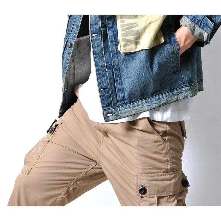 カーゴチノパンツ メンズ ネイティブ柄 | RAiseNsE  | 詳細画像15 