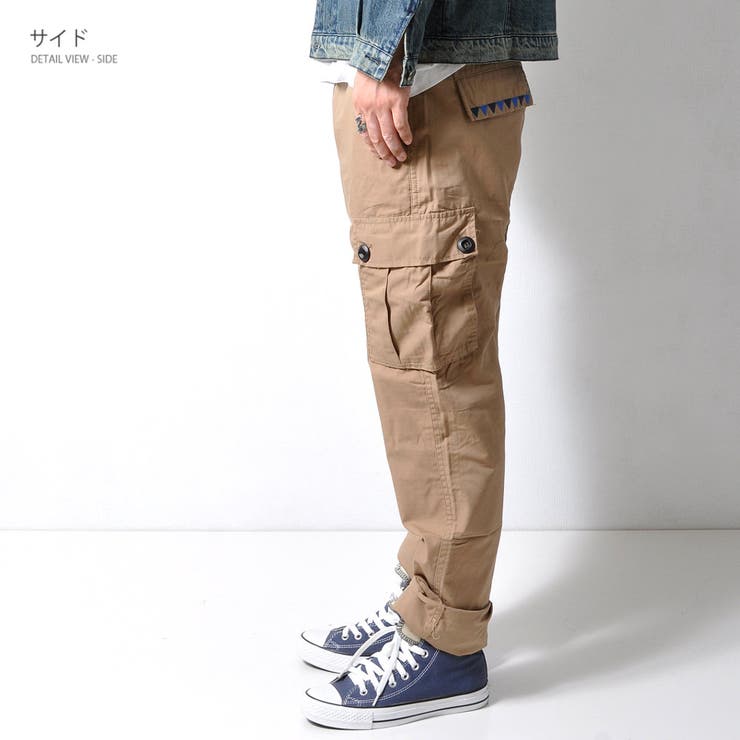 カーゴチノパンツ メンズ ネイティブ柄 | RAiseNsE  | 詳細画像21 