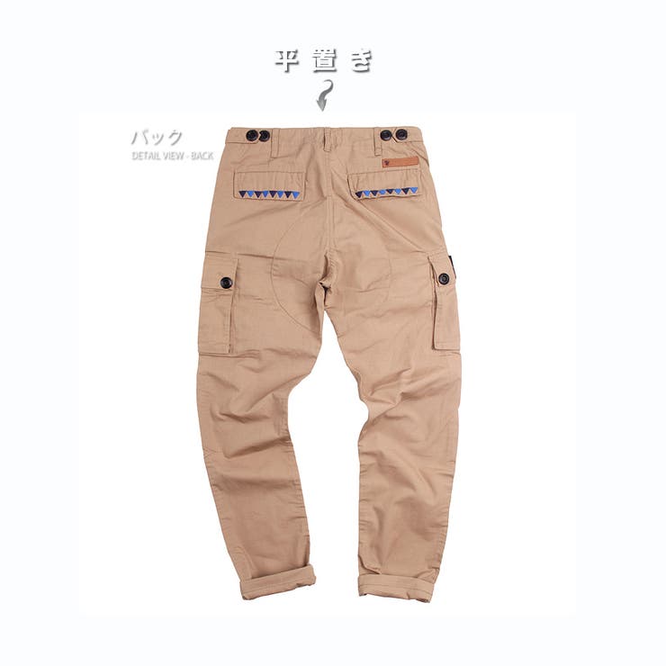 カーゴチノパンツ メンズ ネイティブ柄 | RAiseNsE  | 詳細画像30 