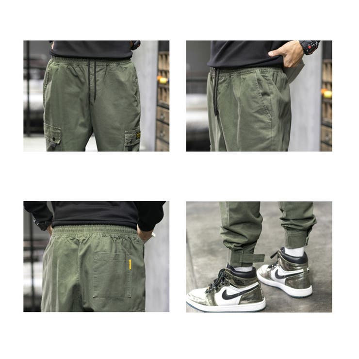 数量限定 カーゴジョガーパンツ ミリタリー | RAiseNsE  | 詳細画像41 