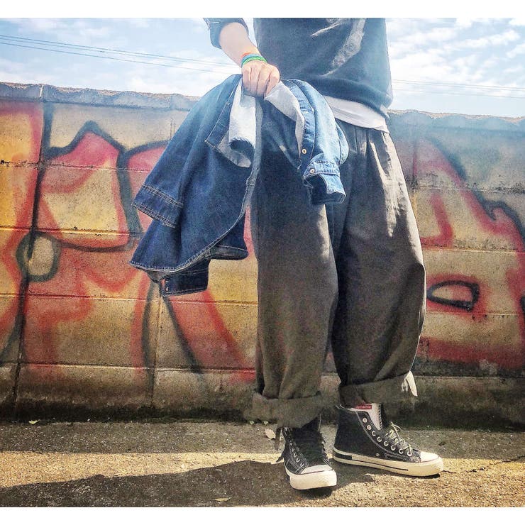 ワイドパンツ メンズ 無地 | RAiseNsE  | 詳細画像6 