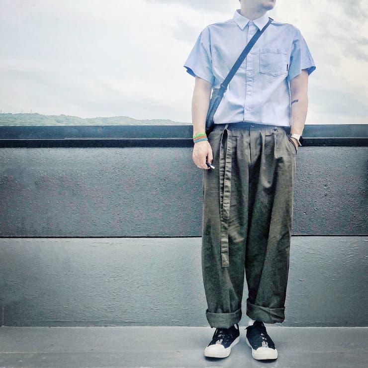 ワイドパンツ メンズ 無地 | RAiseNsE  | 詳細画像8 