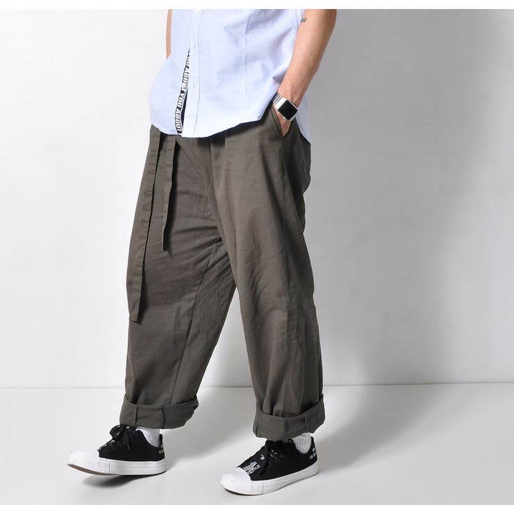 ワイドパンツ メンズ 無地 | RAiseNsE  | 詳細画像17 