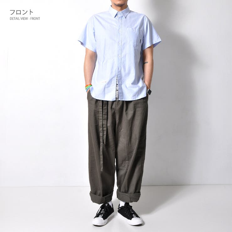 ワイドパンツ メンズ 無地 | RAiseNsE  | 詳細画像23 