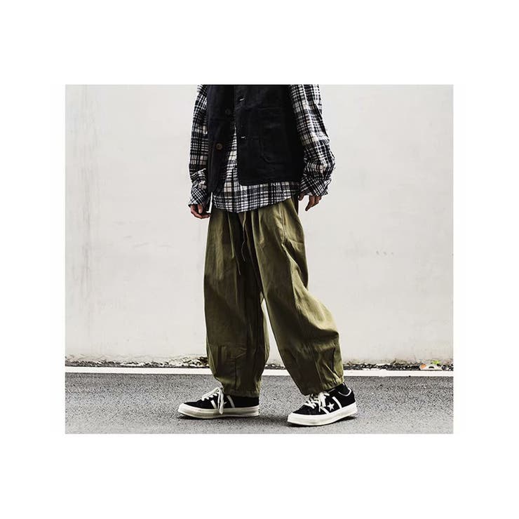 ワイドパンツ メンズ 無地 | RAiseNsE  | 詳細画像33 