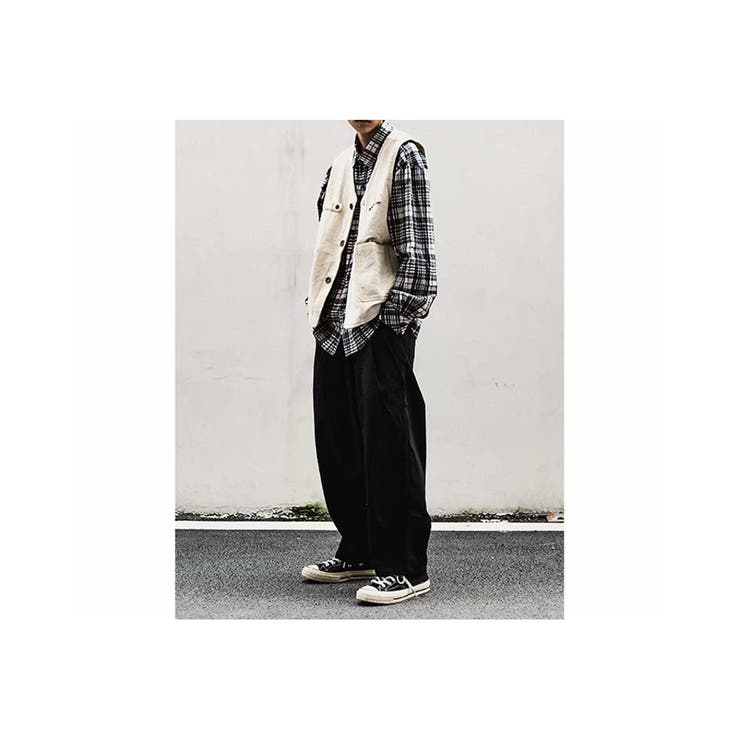 ワイドパンツ メンズ 無地 | RAiseNsE  | 詳細画像35 