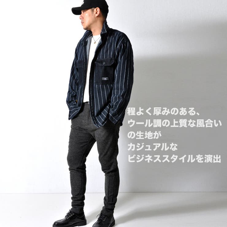 ストレッチ スラックス パンツ | RAiseNsE  | 詳細画像18 