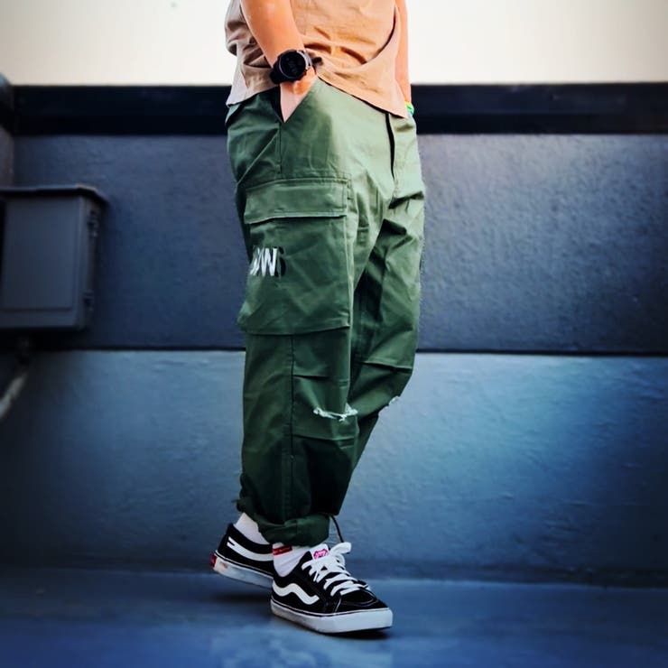 数量限定 ワイドカーゴパンツ メンズ | RAiseNsE  | 詳細画像5 