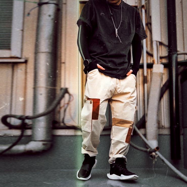 数量限定 ワイドカーゴパンツ メンズ | RAiseNsE  | 詳細画像3 