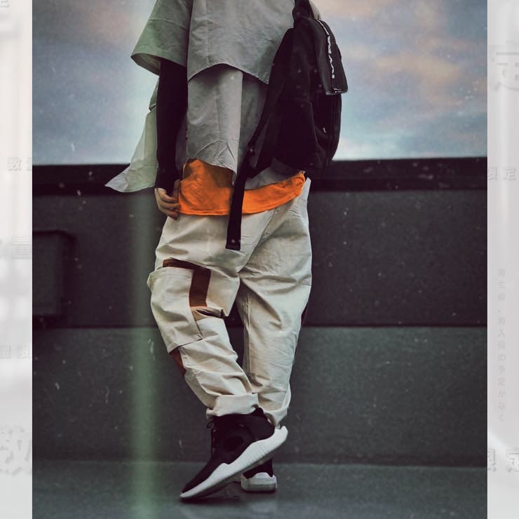 数量限定 ワイドカーゴパンツ メンズ | RAiseNsE  | 詳細画像8 