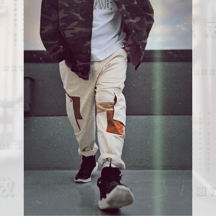 数量限定 ワイドカーゴパンツ メンズ | RAiseNsE  | 詳細画像10 