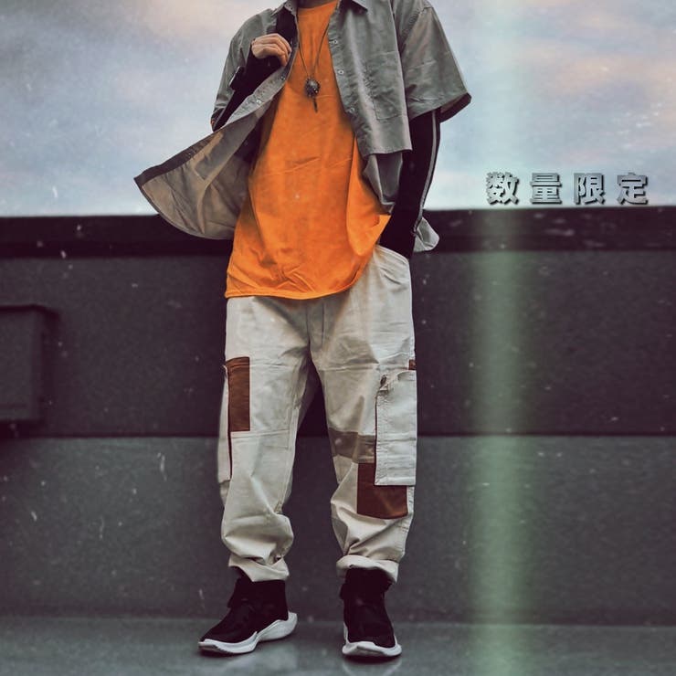 数量限定 ワイドカーゴパンツ メンズ | RAiseNsE  | 詳細画像14 