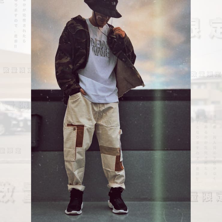 数量限定 ワイドカーゴパンツ メンズ | RAiseNsE  | 詳細画像16 