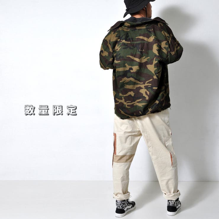 数量限定 ワイドカーゴパンツ メンズ | RAiseNsE  | 詳細画像20 