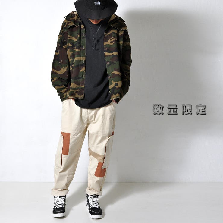 数量限定 ワイドカーゴパンツ メンズ | RAiseNsE  | 詳細画像25 