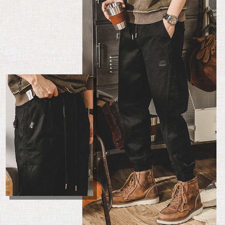 裏起毛 ジョガーパンツ メンズ | RAiseNsE  | 詳細画像10 