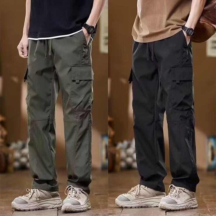 カーゴパンツ メンズ ウエストゴム[品番：RSCM0008535