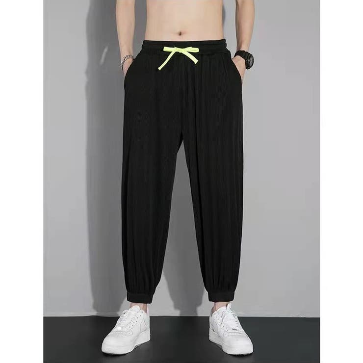 ブラック | ジョガーパンツ メンズ トロン感 | RAiseNsE 