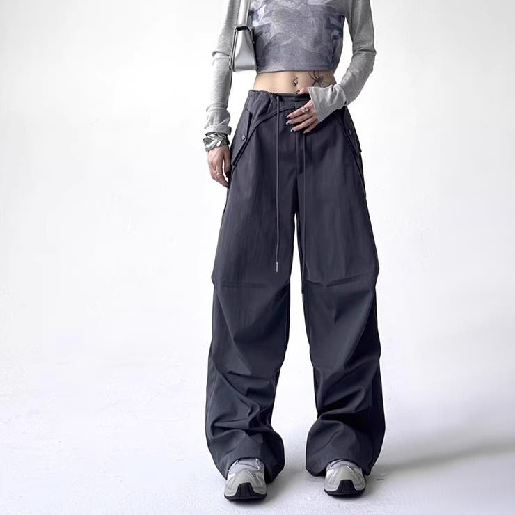 ユニセックス カーゴパンツ ゆったり | RAiseNsE  | 詳細画像2 