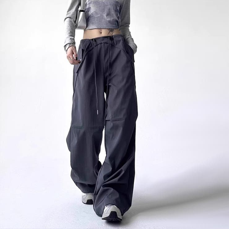 ユニセックス カーゴパンツ ゆったり | RAiseNsE  | 詳細画像3 