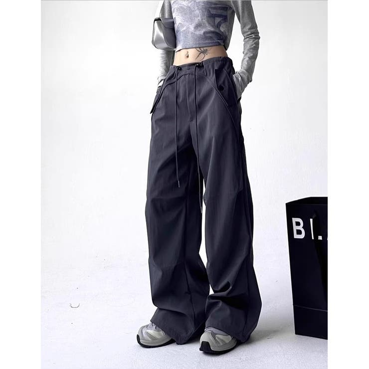 ユニセックス カーゴパンツ ゆったり | RAiseNsE  | 詳細画像5 