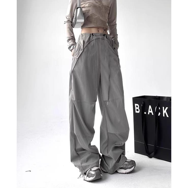 ユニセックス カーゴパンツ ゆったり | RAiseNsE  | 詳細画像9 