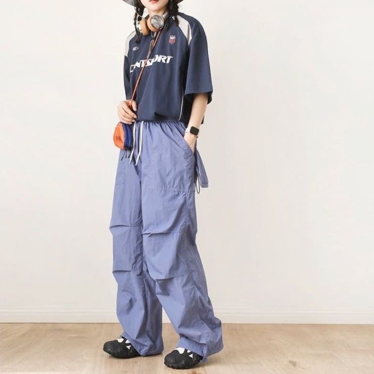 超軽量 ワイドカーゴパンツ メンズ | RAiseNsE  | 詳細画像20 