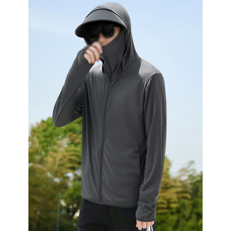 軽量 UVカットパーカー 帽子付き | RAiseNsE  | 詳細画像10 