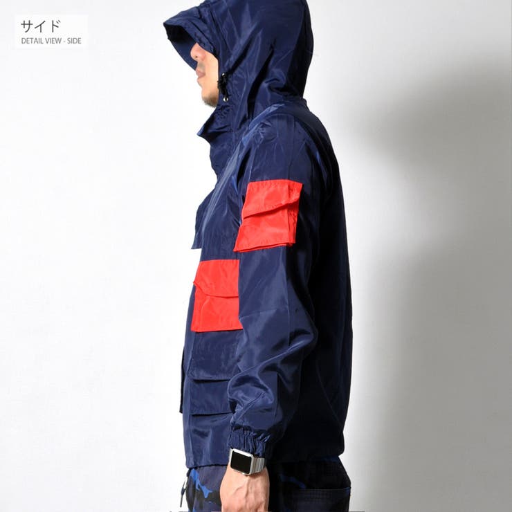マルチポケット フード付きジャケット メンズ | RAiseNsE  | 詳細画像12 