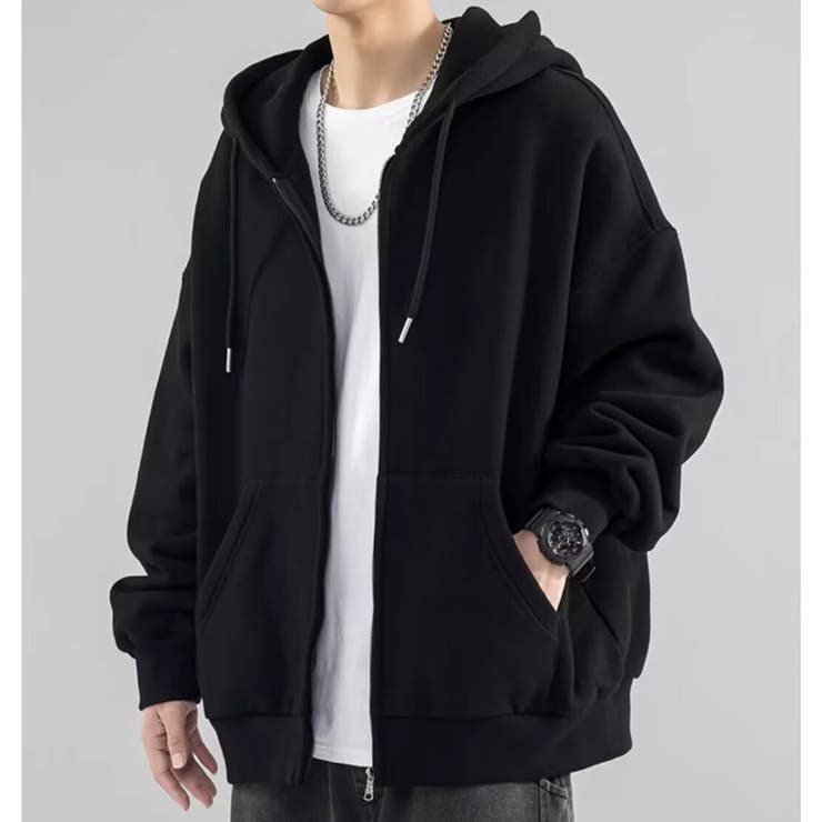 裏起毛 ジップパーカー メンズ | RAiseNsE  | 詳細画像9 