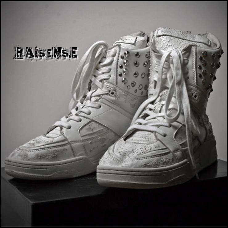 ビョウ付 パンク風 ハイカット | RAiseNsE  | 詳細画像2 