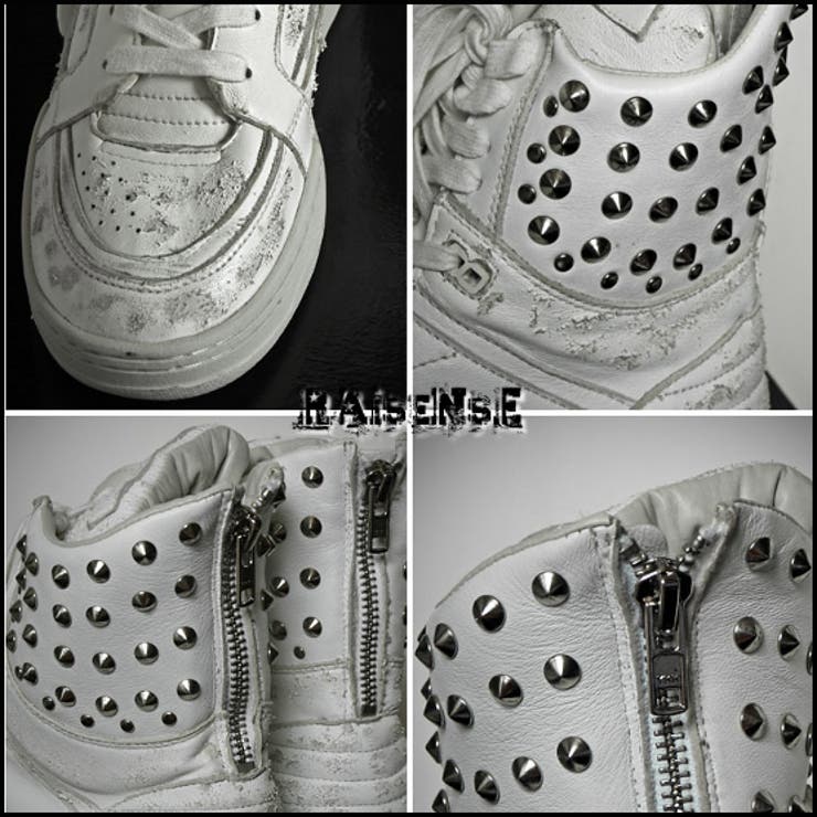 ビョウ付 パンク風 ハイカット | RAiseNsE  | 詳細画像3 