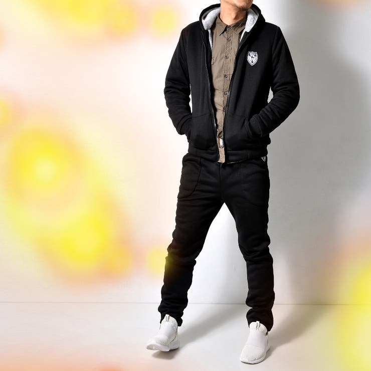 裏ボアパーカー スウェットパンツ セットアップ #Set109 | RAiseNsE  | 詳細画像9 