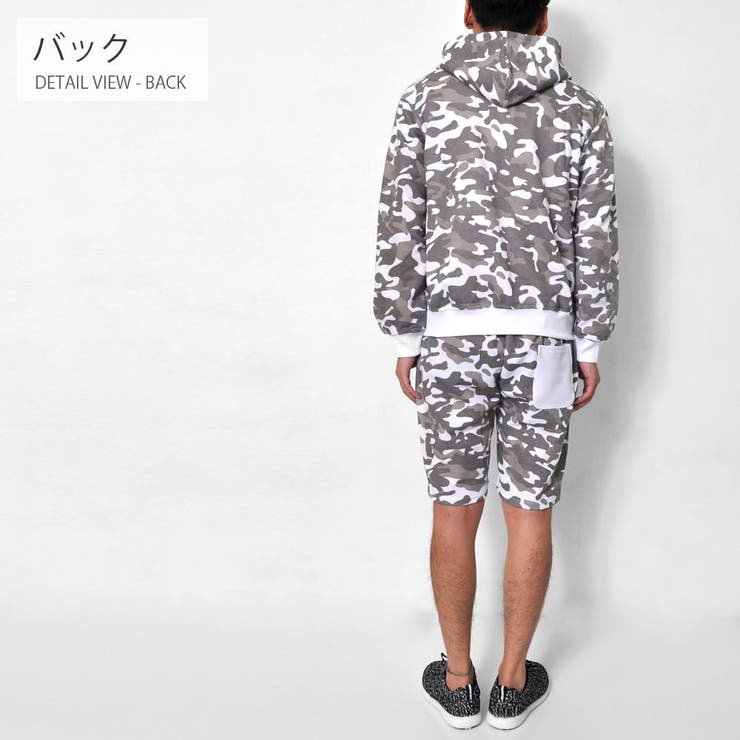 迷彩 総柄 セットアップ[品番：RSCM0000255]｜RAiseNsE