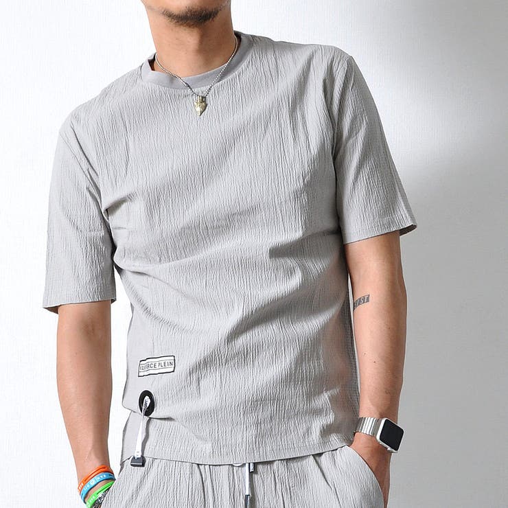 シアサッカーセットアップ 半袖 短パン | RAiseNsE  | 詳細画像5 