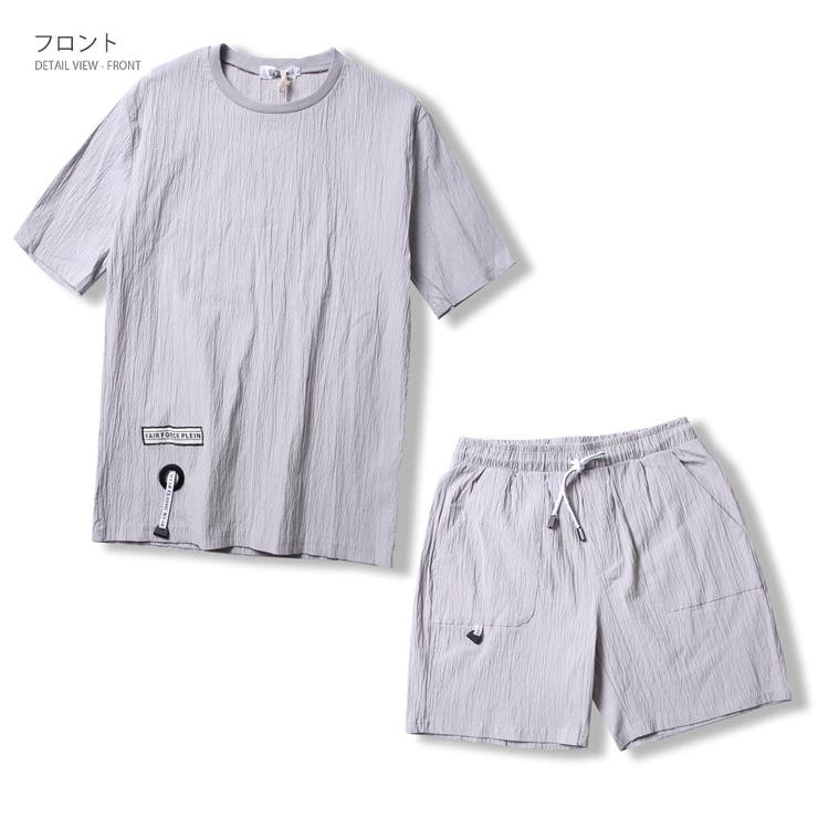 シアサッカーセットアップ 半袖 短パン | RAiseNsE  | 詳細画像16 