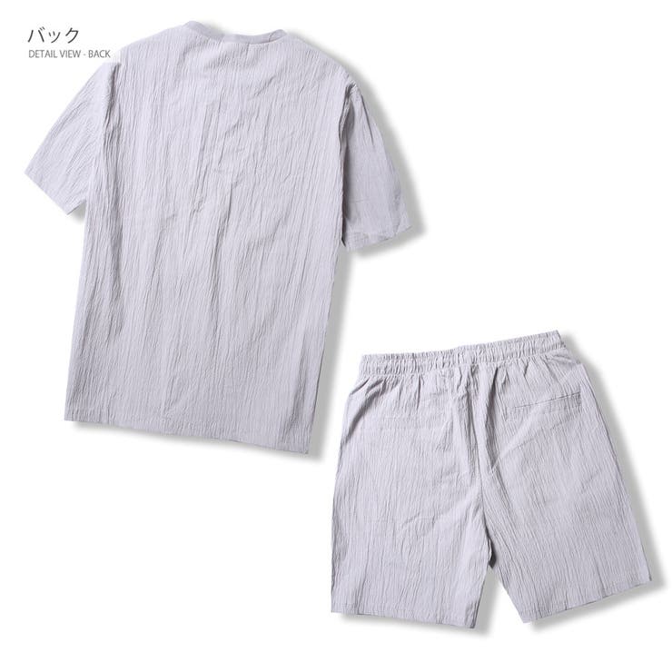 シアサッカーセットアップ 半袖 短パン | RAiseNsE  | 詳細画像17 