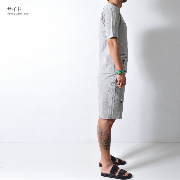 シアサッカーセットアップ 半袖 短パン | RAiseNsE  | 詳細画像11 