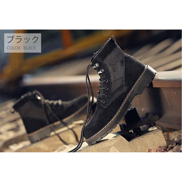 レースアップ ワークブーツ シューズ | RAiseNsE  | 詳細画像4 