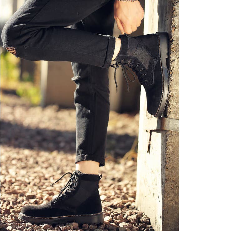 レースアップ ワークブーツ シューズ | RAiseNsE  | 詳細画像17 