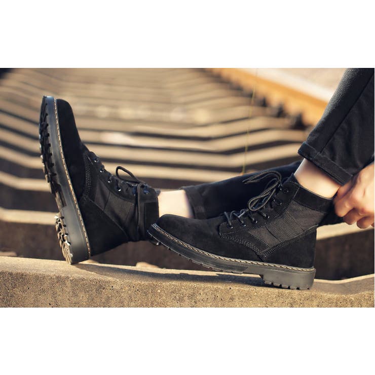 レースアップ ワークブーツ シューズ | RAiseNsE  | 詳細画像18 