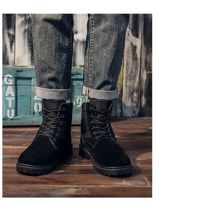 レースアップ ワークブーツ シューズ | RAiseNsE  | 詳細画像10 