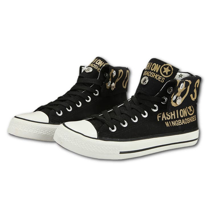 2Way レタードプリント ハイカットスニーカー | RAiseNsE  | 詳細画像7 