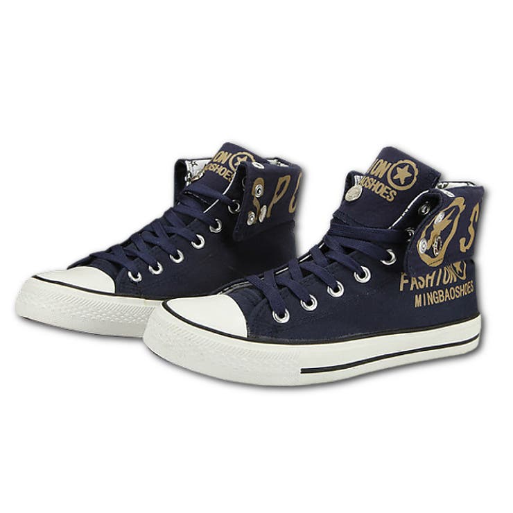 2Way レタードプリント ハイカットスニーカー | RAiseNsE  | 詳細画像9 